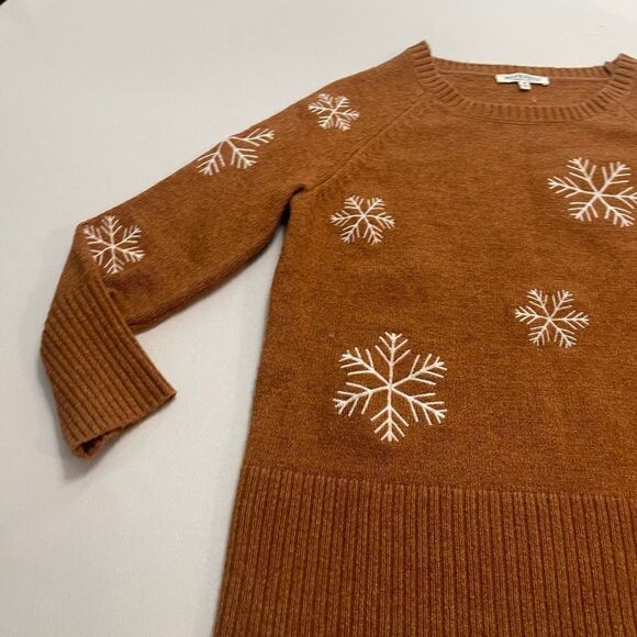 Workshop Republic Clothing Snowflake Sweater Size Medium - Picture 6 of 11